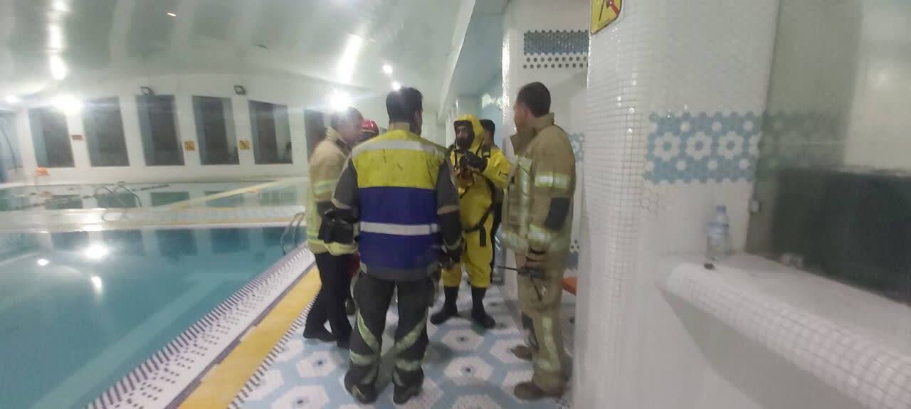 نشت گاز کلر در استخر بزرگراه بسیج ۱۵مصدوم برجای گذاشت+ عکس