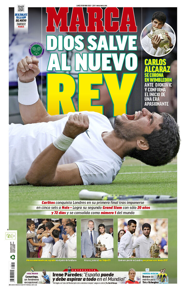 قهرمانی تنیسور اسپانیایی برابر جوکوویچ