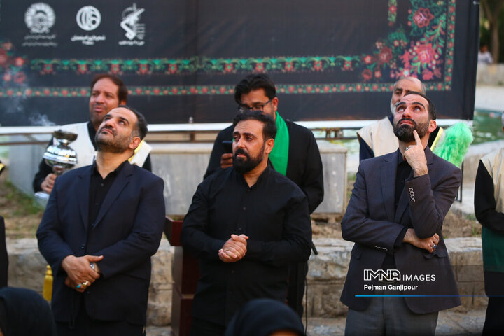 مراسم تعویض پرچم و استقبال از محرم در منطقه 4 شهرداری اصفهان