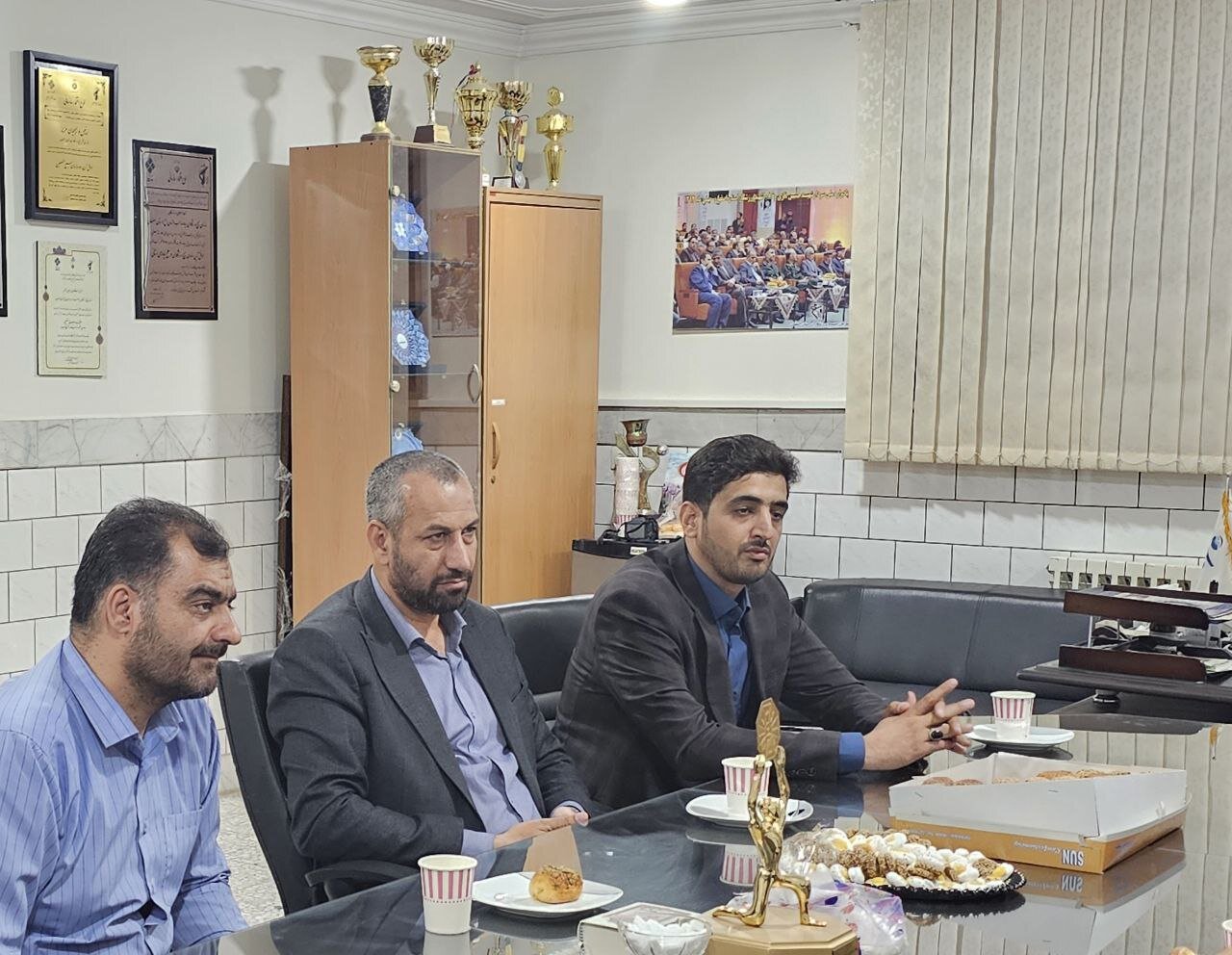 دیدار مدیرعامل جدید باشگاه ذوب آهن با ریاست سازمان بسیج ورزشکاران استان اصفهان+عکس