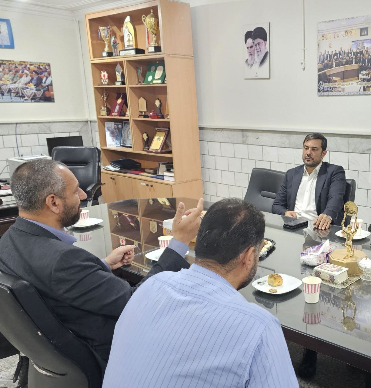 دیدار مدیرعامل جدید باشگاه ذوب آهن با ریاست سازمان بسیج ورزشکاران استان اصفهان+عکس