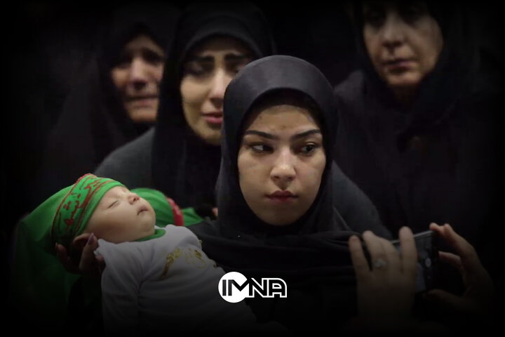 حال و هوای مادران و کودکان در مراسم شیرخوارگان حسینی