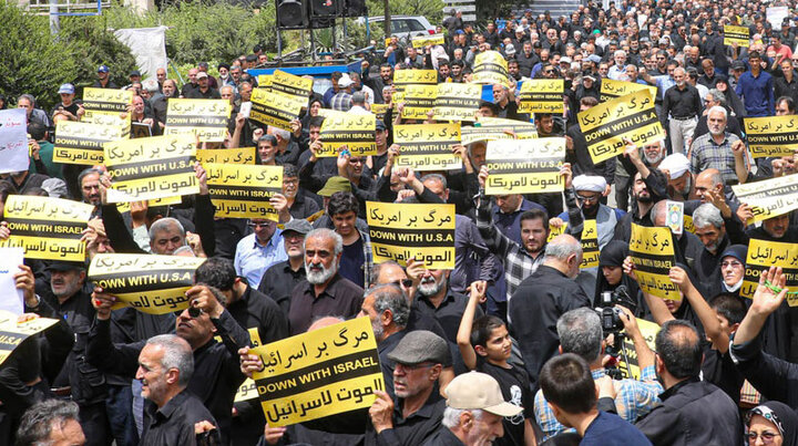 Millions of Iranians march throughout country to demonstrate against desecration of holy Qur'an in Sweden