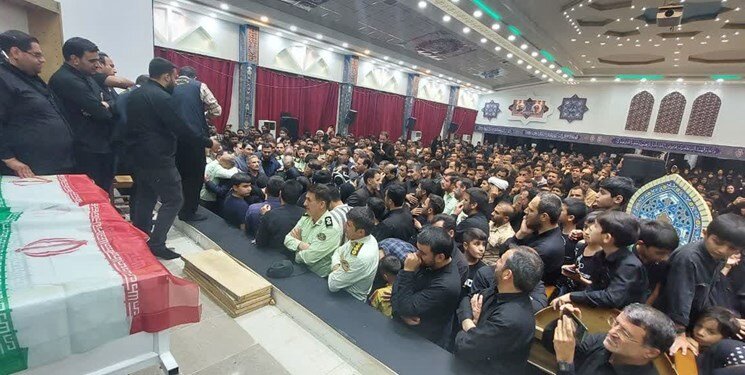 تشییع پیکر شهدای امنیت فراجا در یاسوج