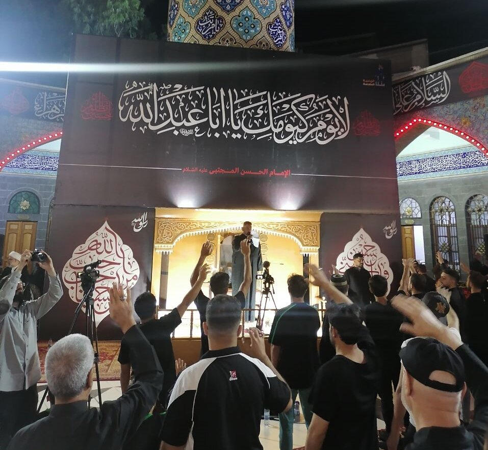 حرم امالمصائب(س) میزبان عزاداران سیدالشهدا(ع) شد