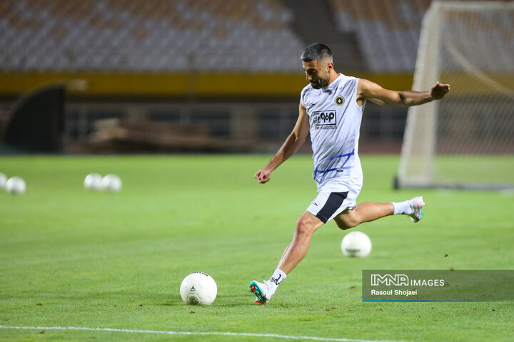 تمرین تیم فوتبال سپاهان