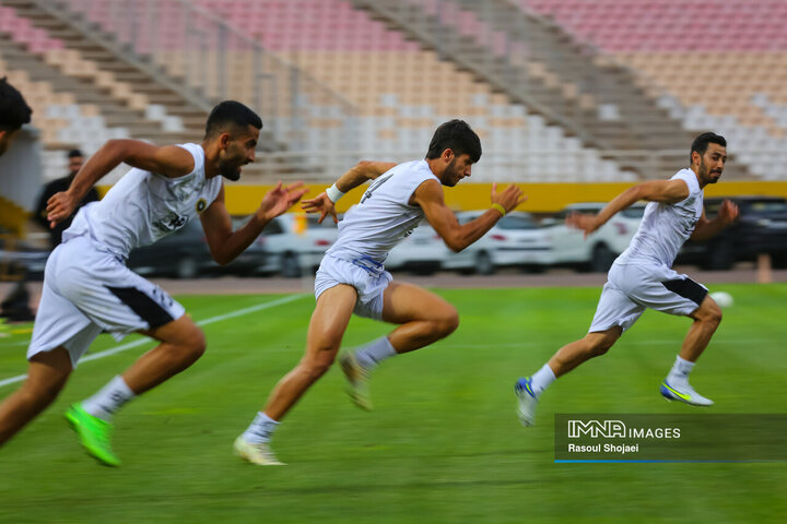 تمرین تیم فوتبال سپاهان