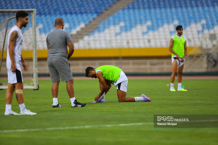 تمرین تیم فوتبال سپاهان
