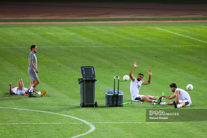 تمرین تیم فوتبال سپاهان
