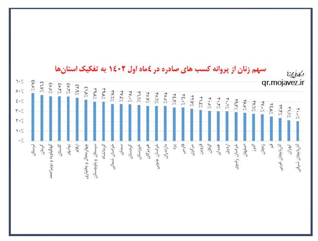 رکوردشکنی زنان در دریافت پروانه کسبوکار/ صدور بیش از ۴ هزار پروانه مشاور املاک