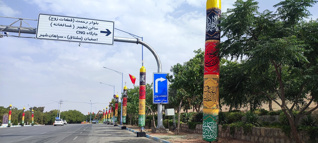 هویتبخشی به سیمای بصری در آرامستان باغ رضوان ویژه محرم ۱۴۰۲