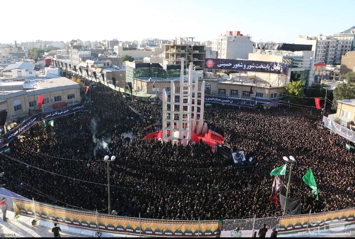 ۶۰ تیم عملیاتی هلال‌احمر در دسته عزاداری حسینیه اعظم زنجان مستقر شد