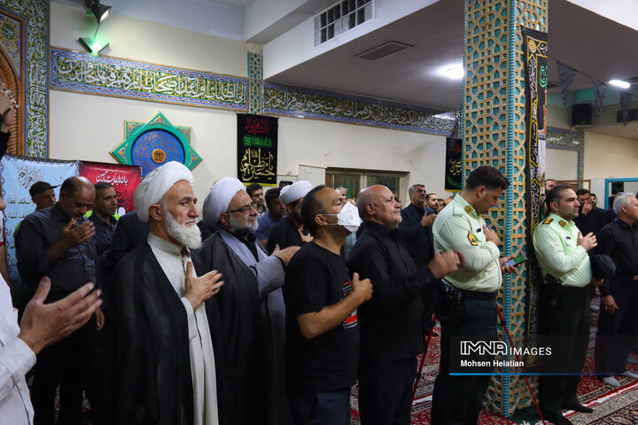 مراسم عزاداری روز هشتم محرم در مسجد قبا پایانه کاوه