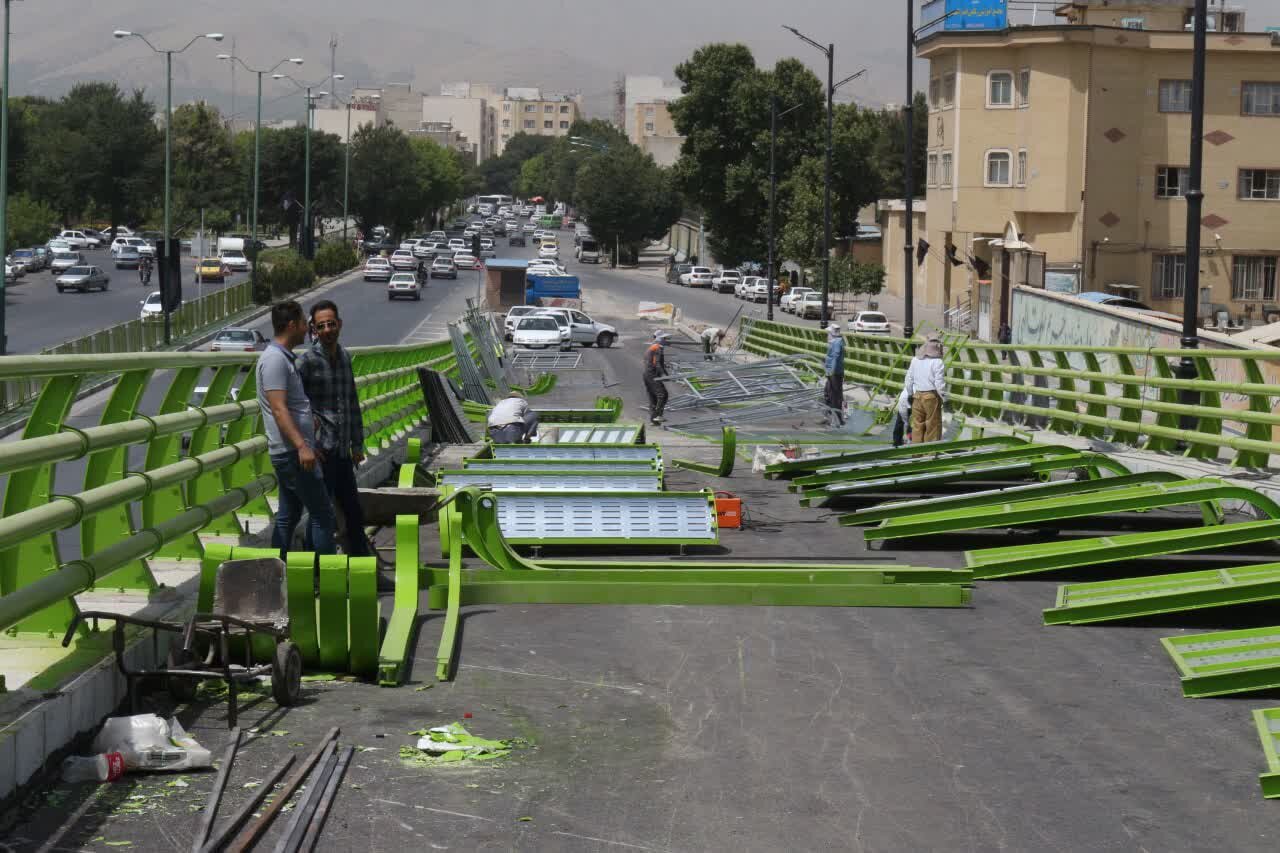 تقاطع غیرهمسطح شهید همدانی تست بارگذاری میشود