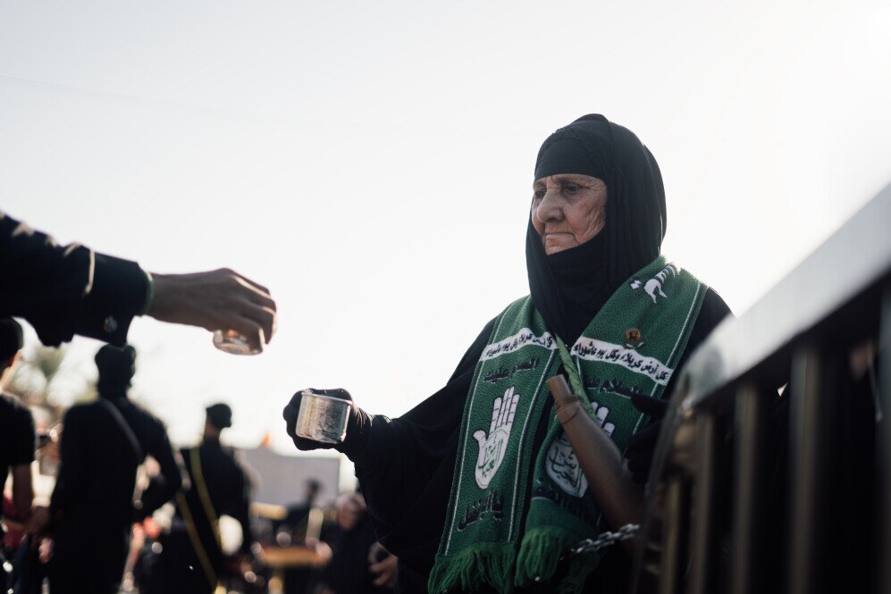 برپایی دسته‌های عزاداری امام حسین(ع) در کربلا+ تصاویر و فیلم