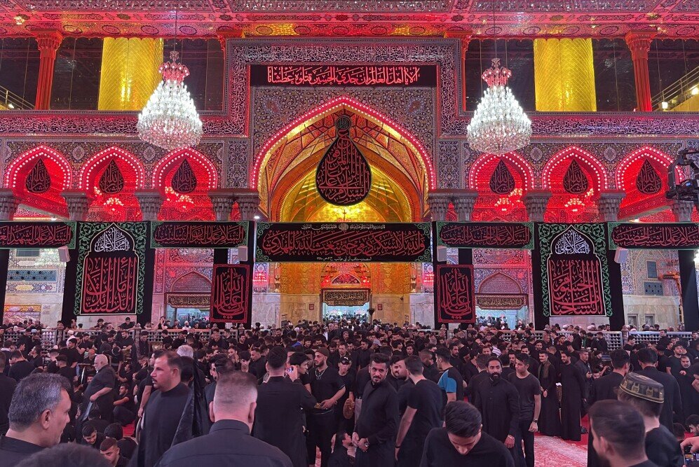 برپایی دستههای عزاداری امام حسین(ع) در کربلا+ تصاویر و فیلم