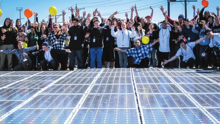 توسعه مدارس سبز  خورشیدی در بارسلونا