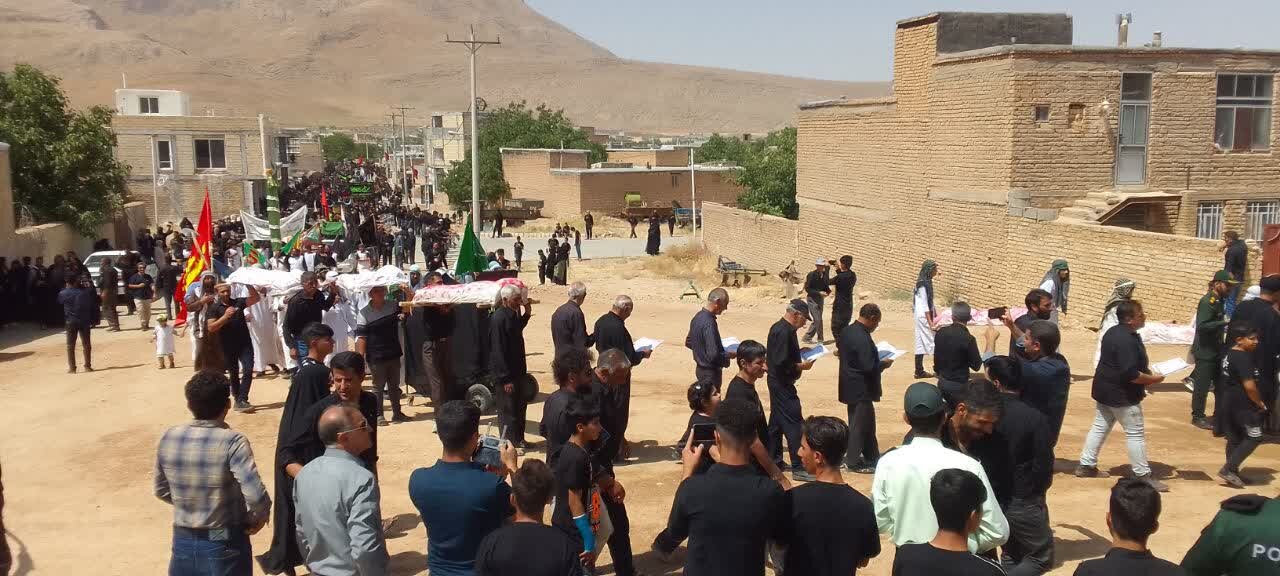 حنا؛ میزبان مراسم نمادین سومین روز شهادت اباعبدالله الحسین(ع)