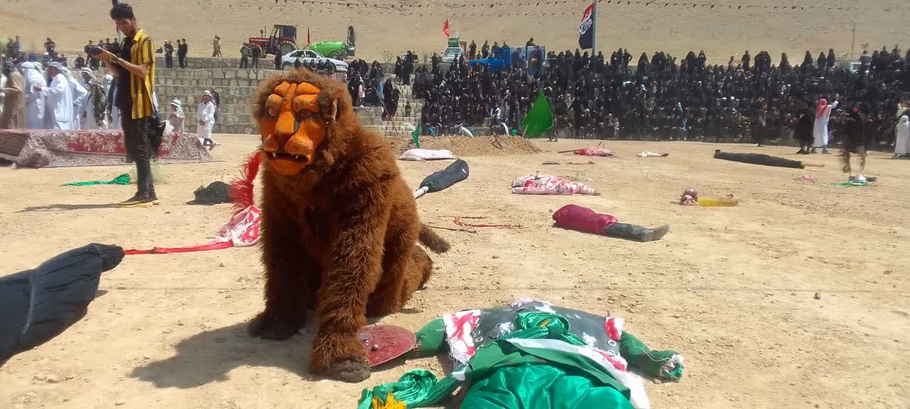 حنا؛ میزبان مراسم نمادین سومین روز شهادت اباعبدالله الحسین(ع)