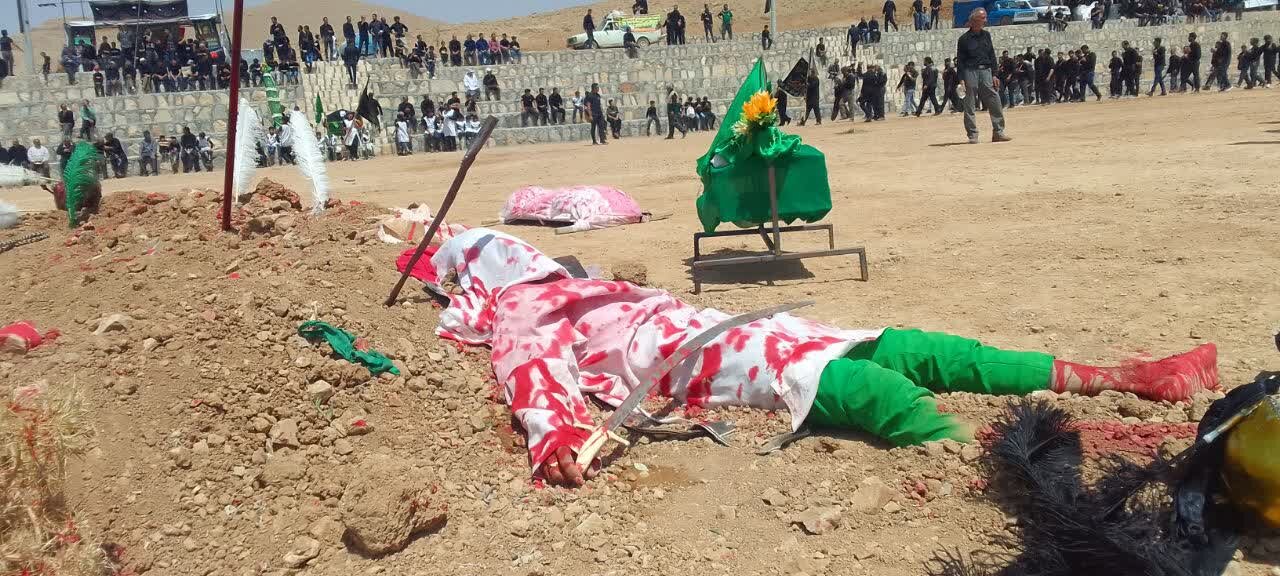 حنا؛ میزبان مراسم نمادین سومین روز شهادت اباعبدالله الحسین(ع)