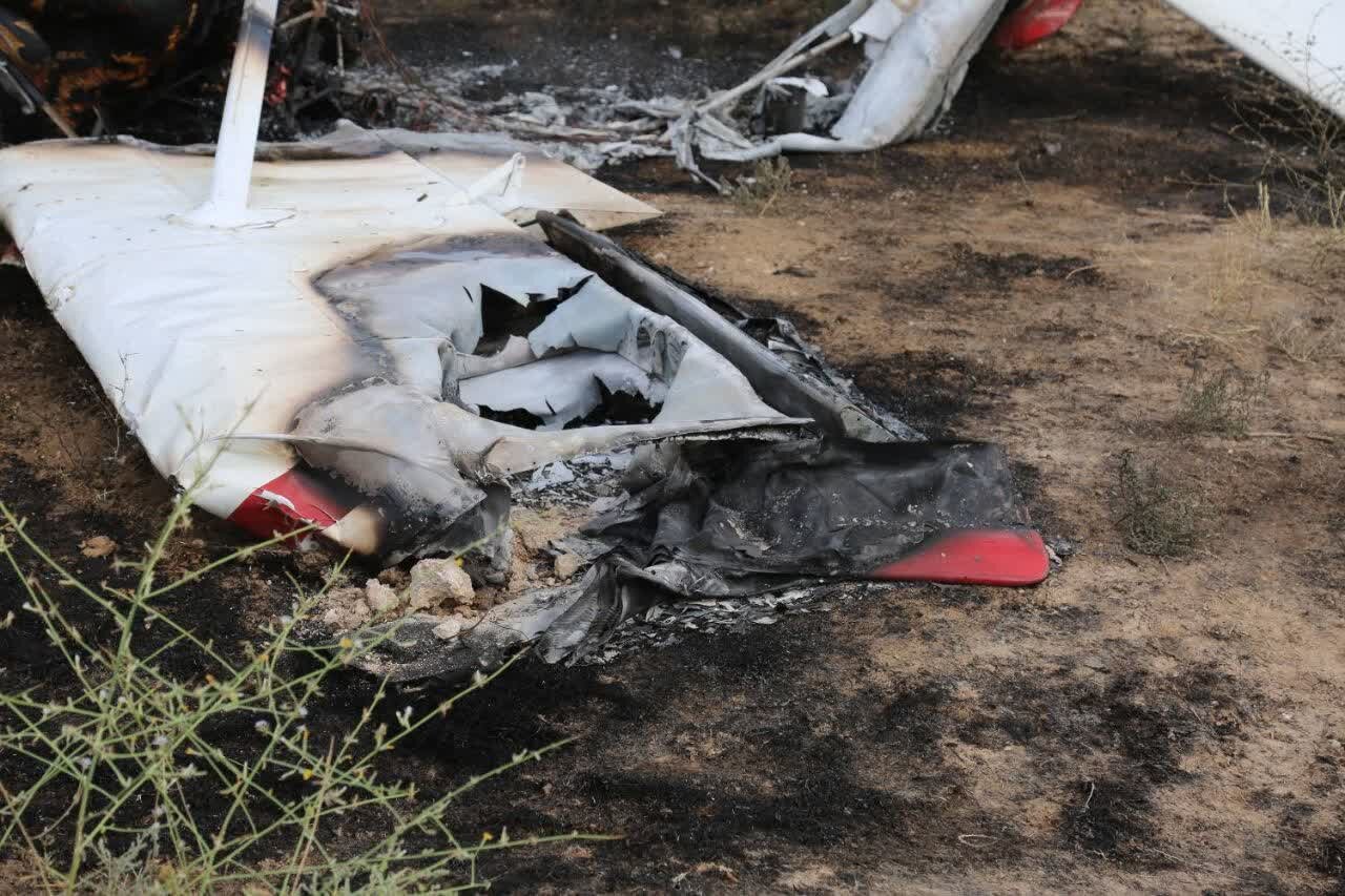 آخرین جزئیات از سقوط هواپیمای آموزشی در کرج + عکس