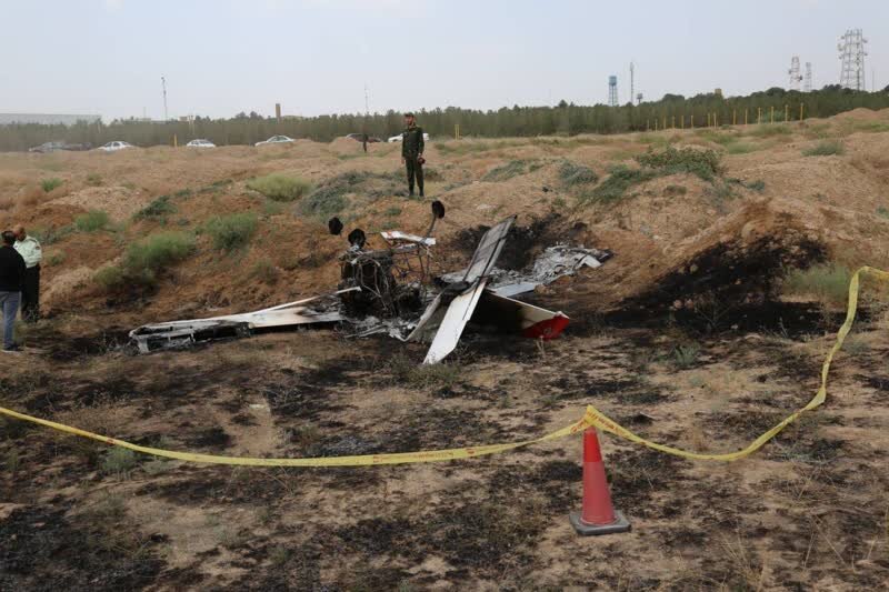 آخرین جزئیات از سقوط هواپیمای آموزشی در کرج + عکس