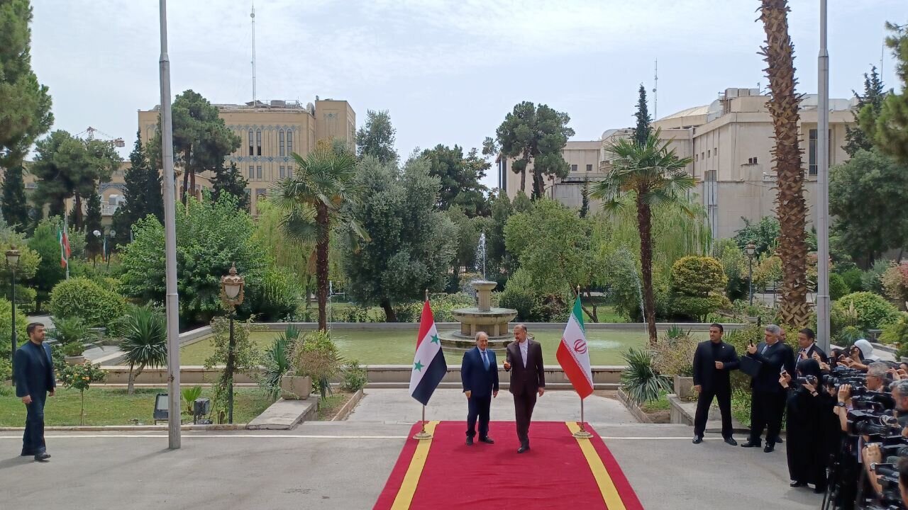 وزرای امور خارجه ایران و سوریه دیدار کردند 