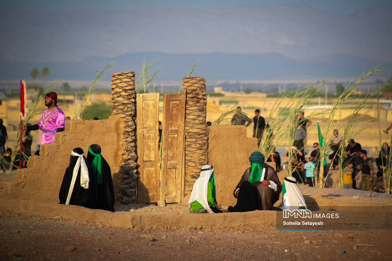 آمادگی روستای ده‌زیار برای اسکان و پذیرایی گروه‌های تعزیه سراسر کشور