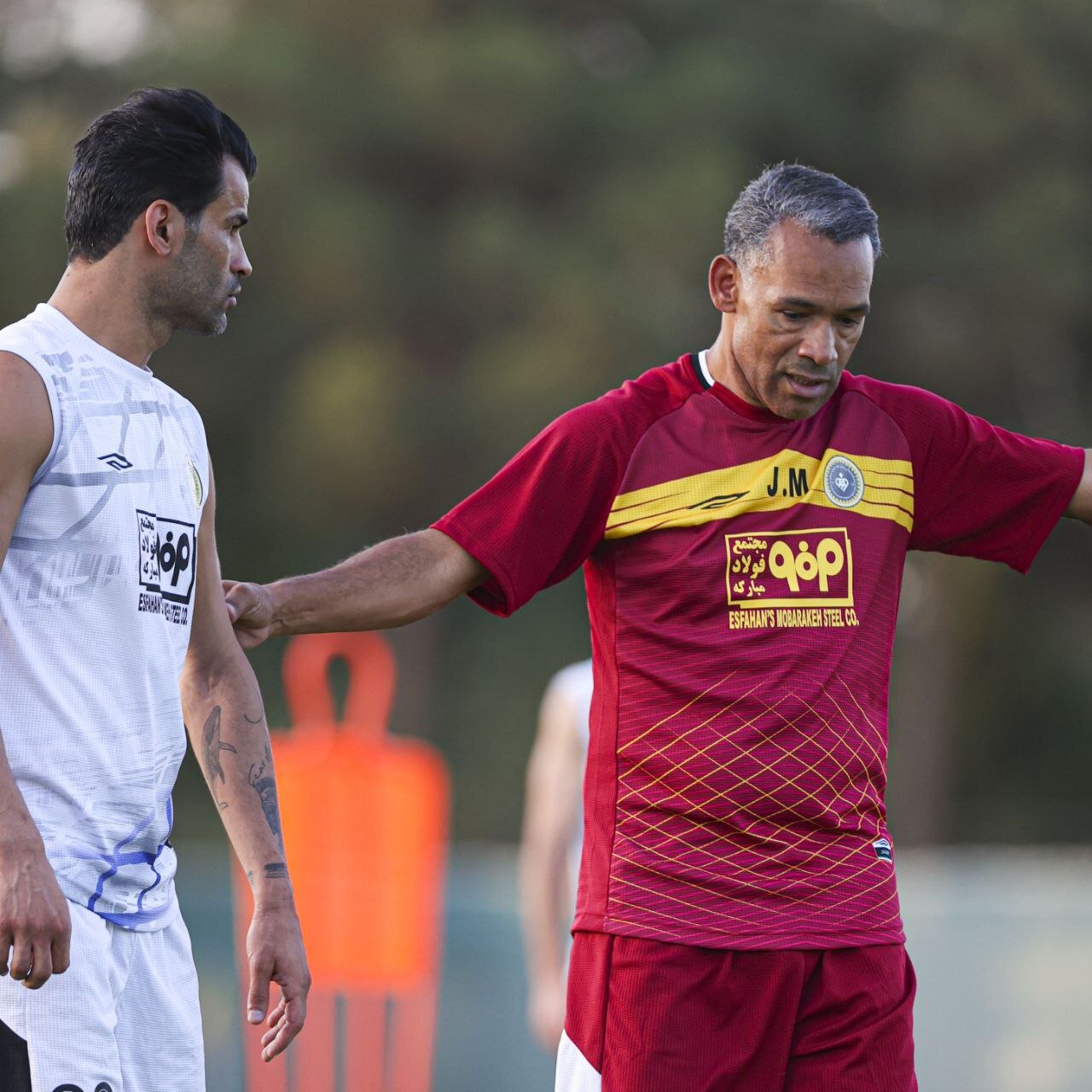 کلاس درس گلزنی مورایس برای آل کثیر+عکس