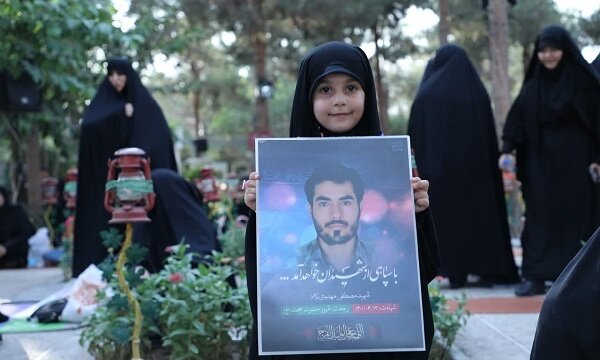 فرزندان شهدای مدافع حرم میزبانان مرثیهخوانان حضرت رباب (س) شدند
