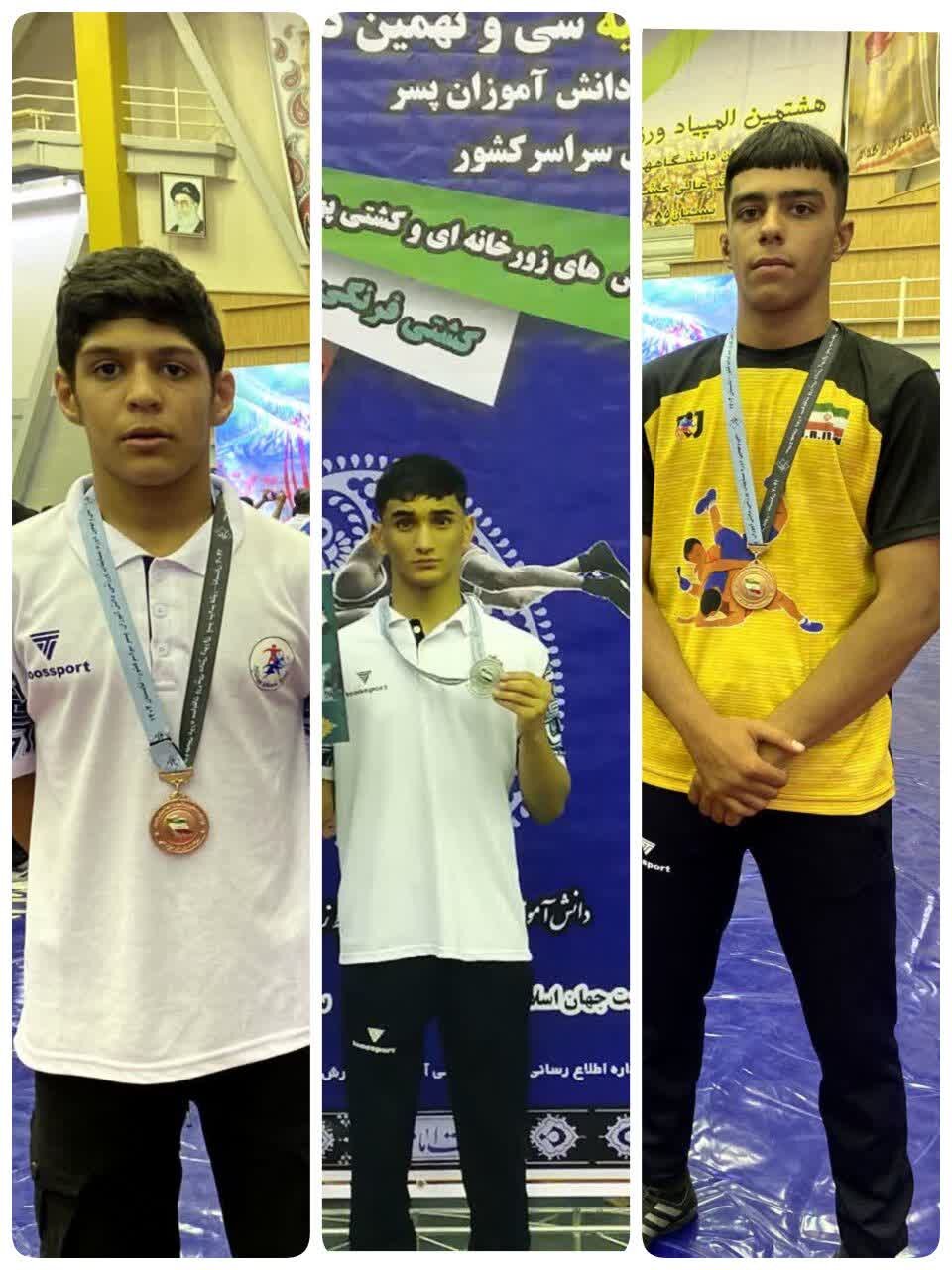 درخشش آیندهسازان کشتی استان اصفهان در مسابقات قهرمانی کشور