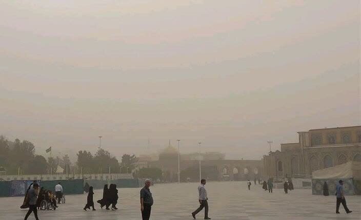 تداوم آلودگی هوا در مشهد برای سومین روز متوالی