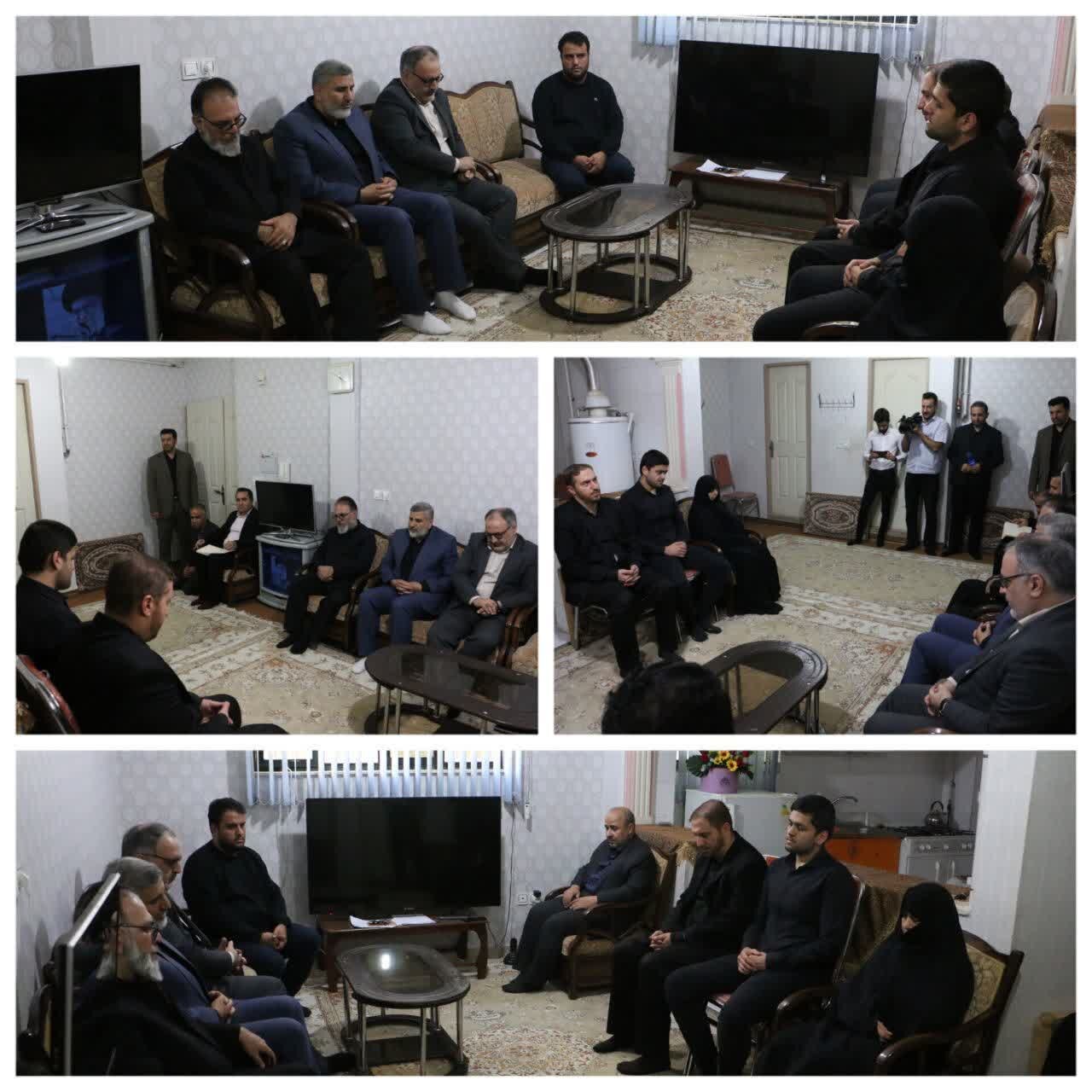 دلجویی رئیس کل دادگستری کرمانشاه از خانواده شهید مدافع حرم حسین علیخانی