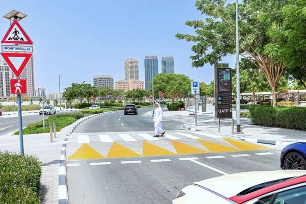 افزایش ایمنی عابران پیاده با سیستم‌های هوش مصنوعی در دبی