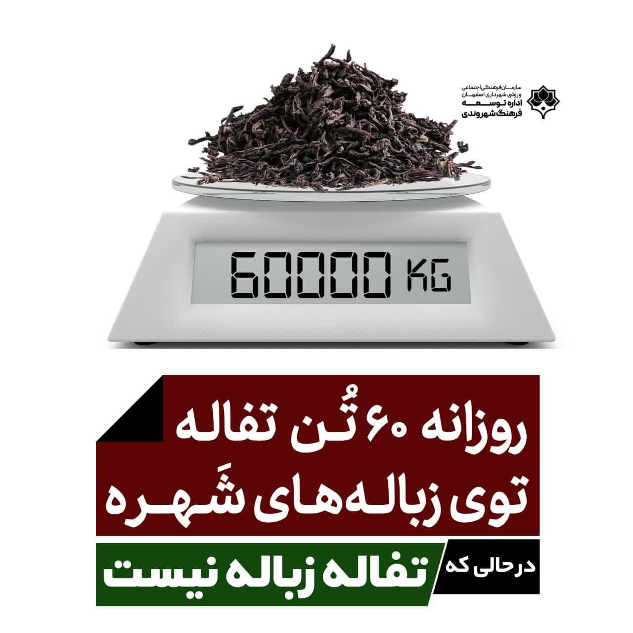 کمپین «تفاله زباله نیست» روی بیش از ۲۰۰ تابلو شهری اصفهان اکران شد
