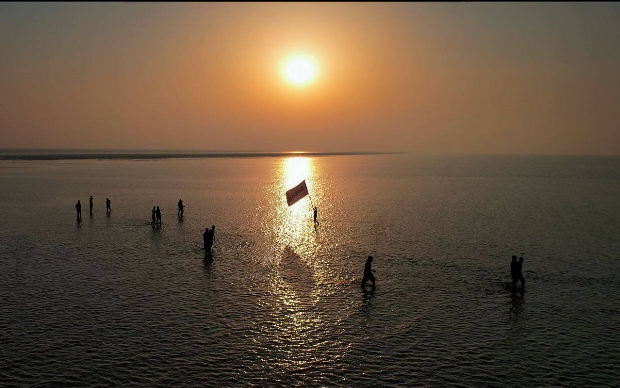 عزاداری متفاوت در آبهای جنوب عراق+ تصاویر و فیلم