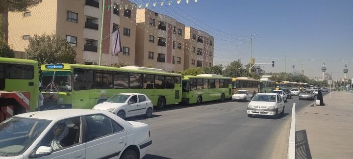 اعزام ۶۰ دستگاه اتوبوس از اصفهان به مرز مهران برای جابهجایی زائران اربعین حسینی