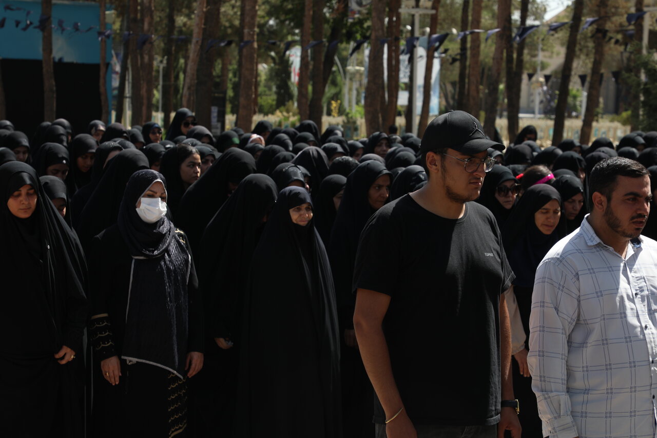 برگزاری مراسم تشییع پیکر مطهر شهید جهادگر «محمدرضا احمدی»+ عکس