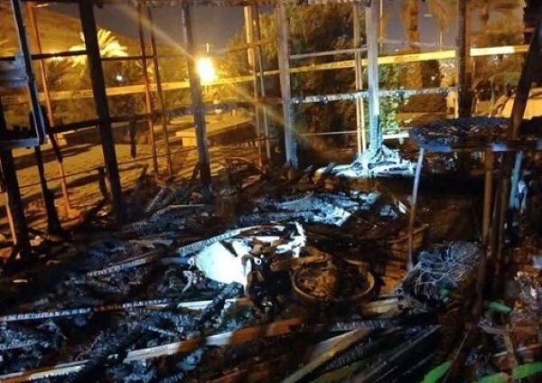 آتش گرفتن دیوار مرگ در شهربازی جهرم+ جزییات