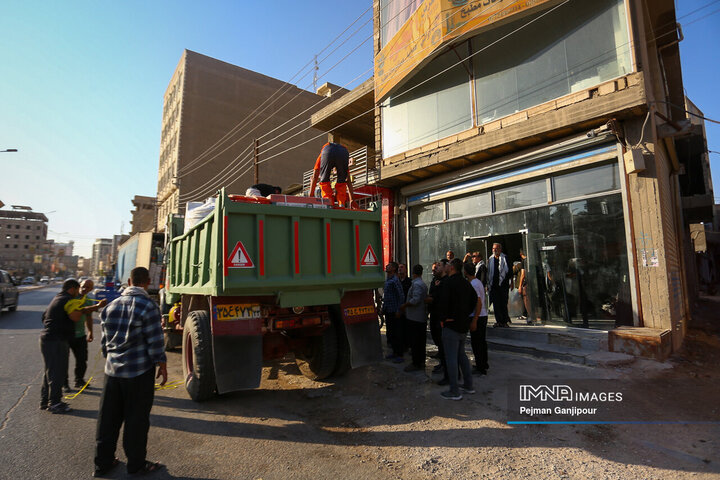 خادمان شهر در مسیر کربلا