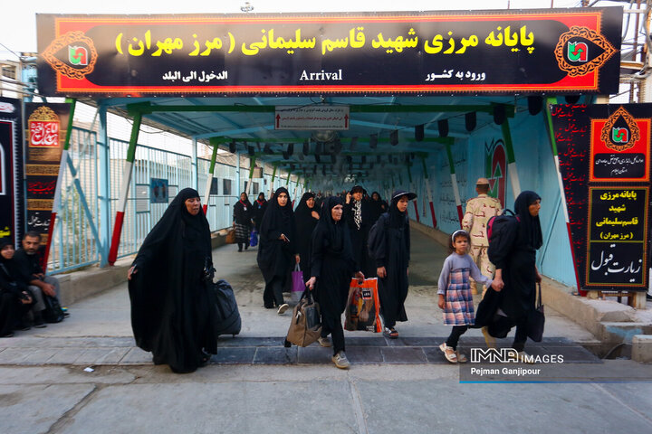 آخرین وضعیت مرز مهران / خروج ۶۶۷ هزار زائر از مرزهای شش‌گانه کشور