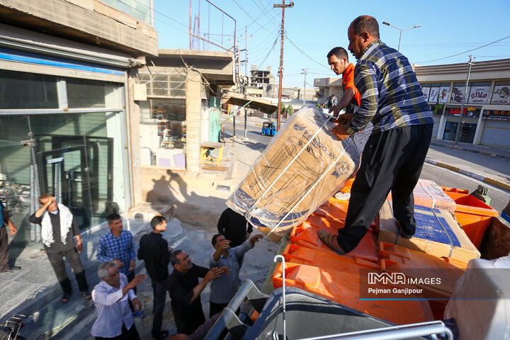 خادمان شهر در مسیر کربلا