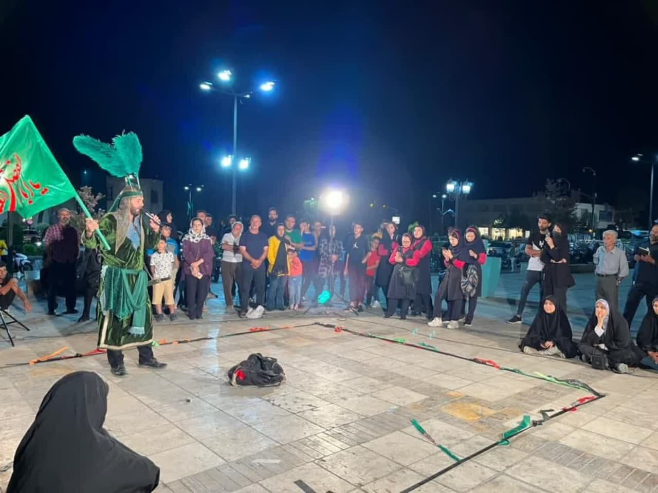 تلفیقی از تعزیه و شهادت در تئاتر خیابانی «مسافر حرم»