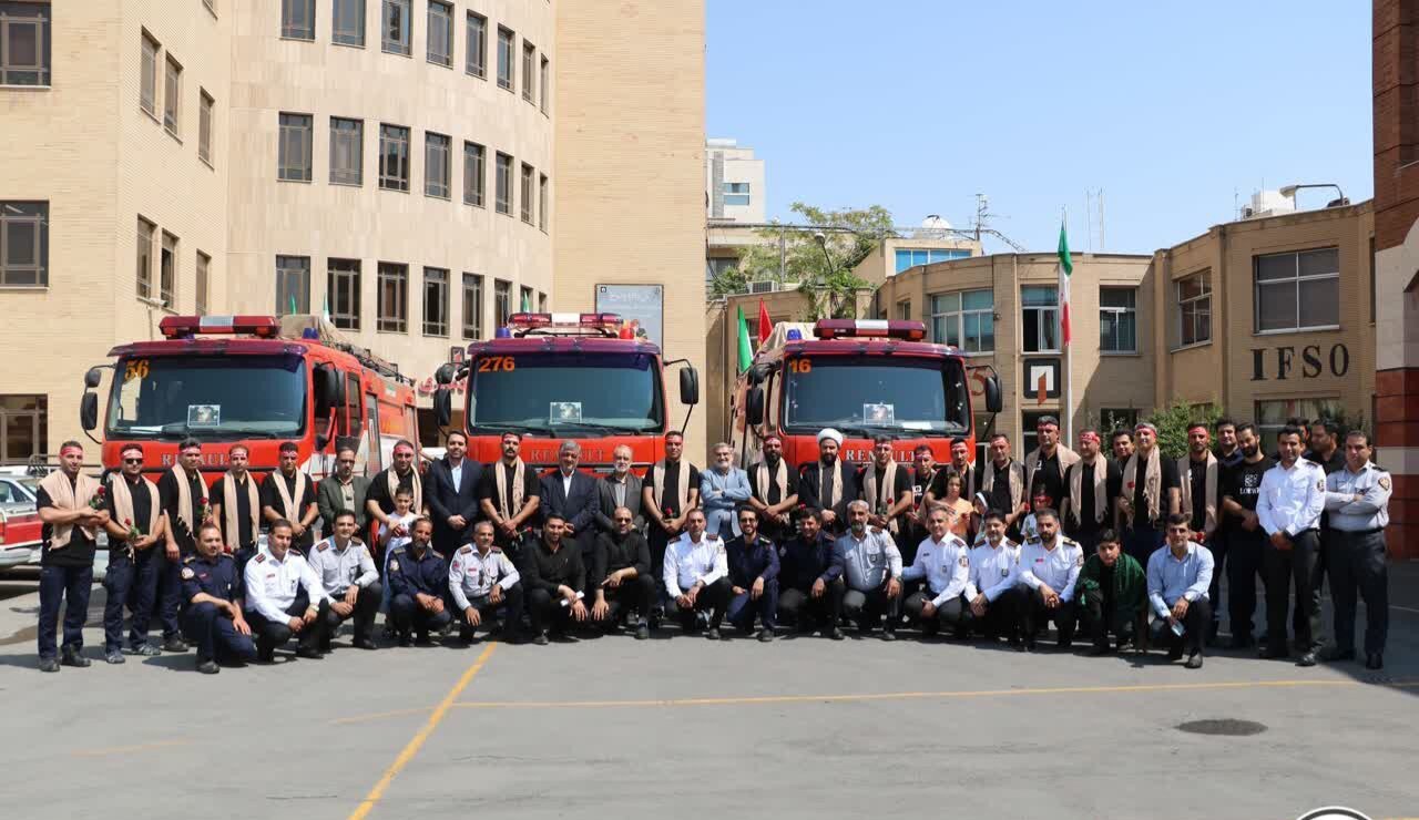 اعزام ۳ دستگاه اطفائیه نیمهسنگین و ۱۸ نیروی آتشنشان همزمان با اربعین حسینی