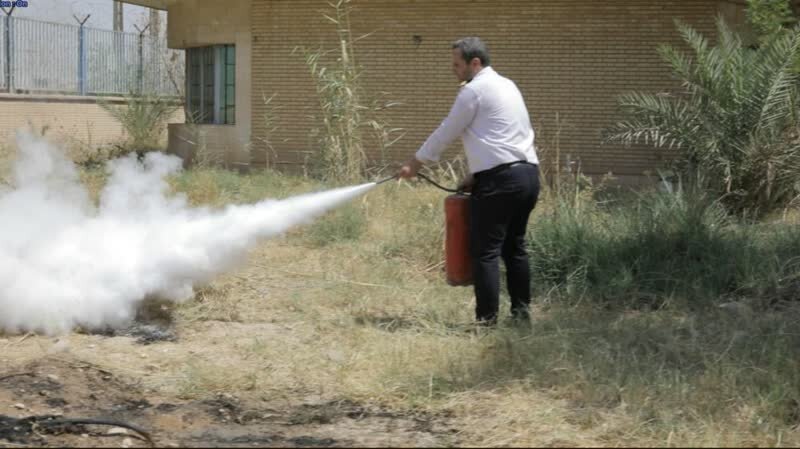 برگزاری مانور سراسری دفاع از مقر در شرکت آبفای خوزستان