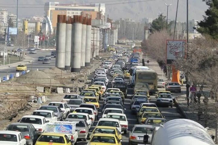 خودروهای تک‌سرنشین عامل افزایش ترافیک در شهر کرمانشاه است