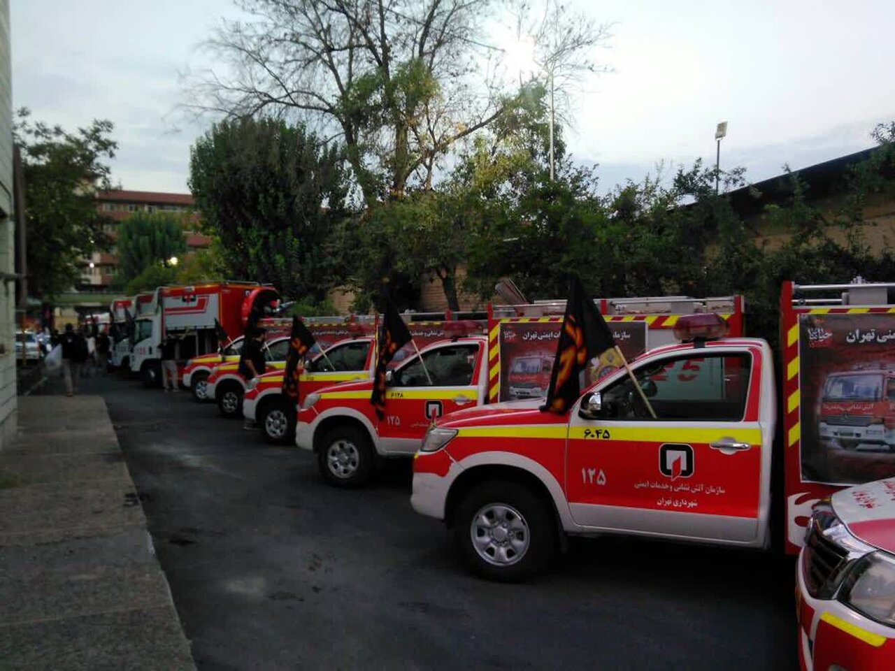 اعزام ۱۳۰ آتش‌نشان برای مراسم اربعین به مرزهای کشور