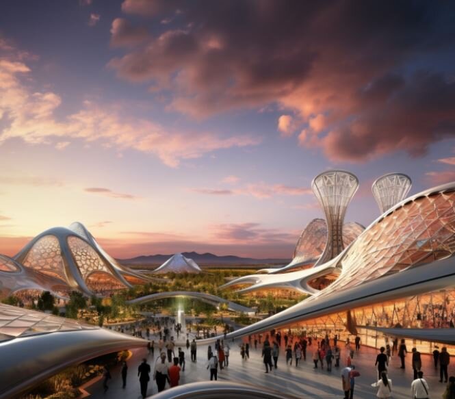 رونمایی از تصاویر فرودگاههای آینده آمریکا با هوش مصنوعی