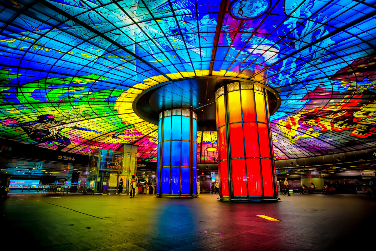 خلق هنر در زیباترین ایستگاههای متروی دنیا + تصاویر