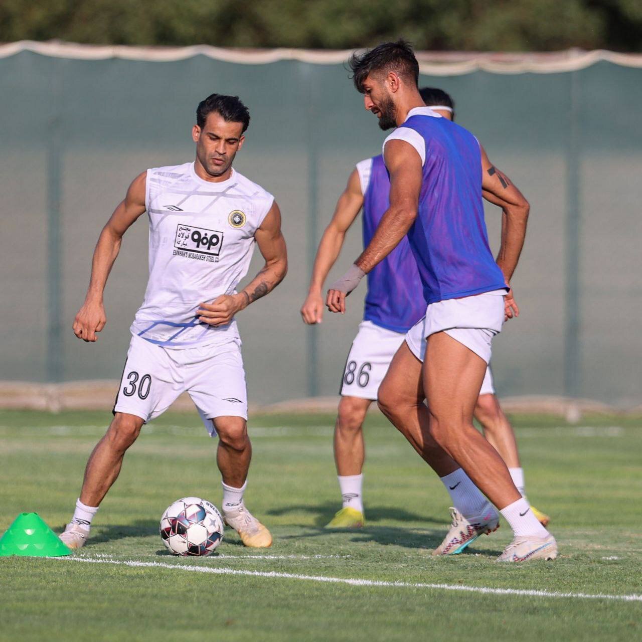 آلکثیر چهره ویژه تمرینات این روزهای سپاهان + عکس